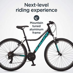 Schwinn Mesa 3 Adult Mountain Bike, 21 speeds, 27.5-inch Wheels, Small Aluminum Frame, Black