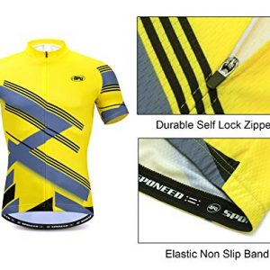 sponeed Cycling Jersey and Shorts Sets US Large Yellow