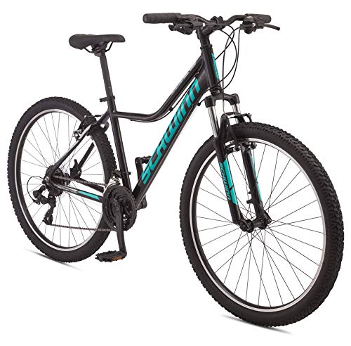 Schwinn Mesa 3 Adult Mountain Bike, 21 speeds, 27.5-inch Wheels, Small Aluminum Frame, Black