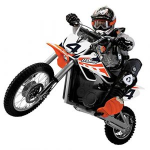 Razor MX650 Dirt Rocket Adult and Teen Ride On High-Torque Electric Motocross Motorcycle Dirt Bike, Speeds up to 17 MPH for Ages 16 and Up, Orange