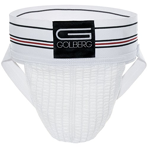 Golberg Athletic Supporter - (2 Pack, White, X-Large)