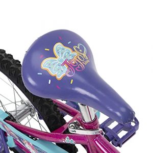 Huffy JoJo Siwa 16” Girl’s Bike with Training Wheels & Bag
