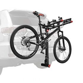 Allen Sports Deluxe Locking Quick Release 4-Bike Carrier for 2 Inch Hitch, Model 542QR, Black