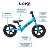 LAVA SPORT Balance Bike-Lightweight Aluminium Toddler Bike for 2, 3, 4, and 5 Year Old Boys and Girls - No Pedal Bikes for Kids with Adjustable Handlebar and Seat, EVA Tires-Training Bike (Fuji Blue)