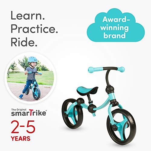smarTrike Toddler Balance Bike 2,3,4,5 years old - Lightweight & Adjustable kids Balance Bike, Blue, Small, Model Number: 105-0300