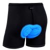 Ohuhu 3D Bicycle Cycling Underwear Shorts Black