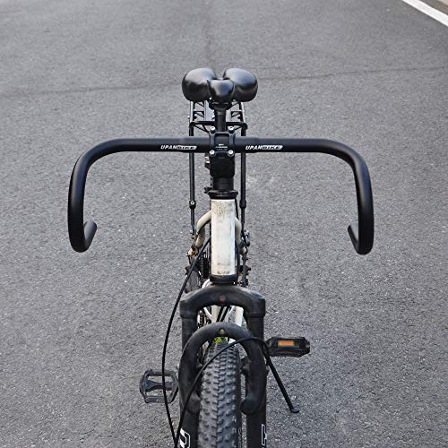 UPANBIKE Fixed Gear Bike Road Bicycle Drop Bar Bent Handlebar Aluminum Alloy 25.4mm 31.8mm