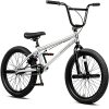 AVASTA 20 Inch Kids BMX Bike Freestyle Bicycle with Pegs, Silver