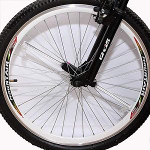 QANGEL Bicycle Spoke Light, 36 LED Lights Display Bright 32 Patterns Full Bike Wheel Change Waterproof(1 Tire)