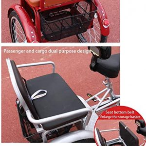 Kids Bicycle, Adult Mountain Tricycle, 3 Wheel Bikes for Seniors Adult Bikes 20 Inch Cruise Bicycles, Three-Wheeled Bicycles with Shopping Basket Exercise Men's Women's Men Tricycles ,Child's Bike
