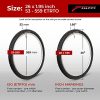 Fincci Pair 26 x 1.95 Inch 53-559 Foldable 60 TPI All Mountain Enduro Tires for MTB Hybrid Bike Bicycle - Pack of 2