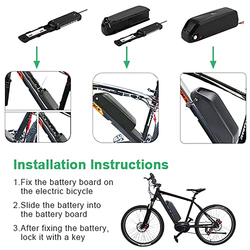 Ebike Battery - 36V 13 Ah Top Electric Bicycle Battery from 200W to 1001W for Motor Mountain Bicycle Conversion Kit - Lithium Electric Bike Battery Pack (US Warehouse)