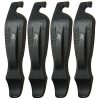 50 Strong Bike Tire Lever - Set of 4 Easy Grip Bicycle Levers - Best Tire Changing Tool - Made in USA and Designed to Snap Together for Storage (Black)