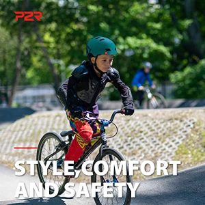 P2R Skateboard/Multi-Sport Scooter/Bicycle Helmet Protecting Gear for Youth & Adult Outdoor, Commuter, Skate & Balance Bike & BMX