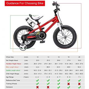 RoyalBaby Kids Bike Boys Girls Freestyle BMX Bicycle With Kickstand Gifts for Children Bikes 18 Inch Red