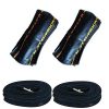 Continental GatorSkin Bike Tire Set of 2 Foldable Bicycle Tires - with Bike Tube Inner Tube Set of 2 Presta Bicycle Tubes (Tire Size 700 x 32mm, Tube Size 60mm)