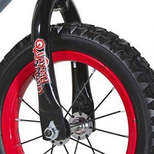 Dynacraft Magna Kids Bike Boys 12 Inch Wheels with Training Wheels in Red for Ages 2 Years and Up