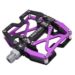 MZYRH Mountain Bike Pedals, Ultra Strong Colorful CNC Machined 9/16