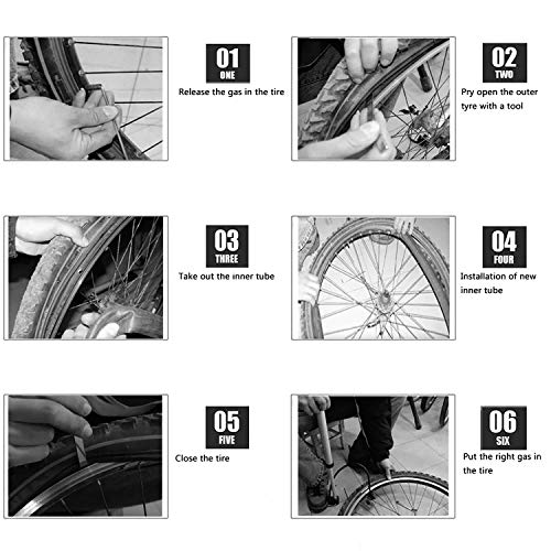 CALPALMY (2 Pack) 22" x 1.75/1.95/2.125" Kids Bike Replacement Inner Tubes - Inner Tube Replacement with 32mm Schrader Valve Compatible with Hiland Commuter Bike and Fit Bike Co BMX Bikes