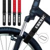 Ubenic 4 Pcs Adjustable Bike Rack Strap 29.5" Bike Wheel Strap with Buckle Gel, Bike Storage Strap for Bicycle Wheel, Bike Wheel Stabilizer Replacement, Bicycle Straps for Rack