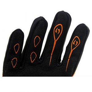 Gtopart 50g Kids Full Long Finger Cycling Gloves,Skateboard Gloves, Roller Skating Gloves (Blue, S)