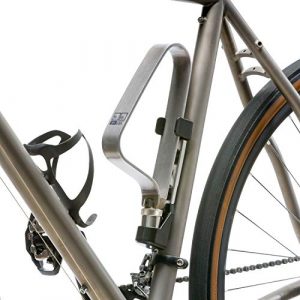 TiGr Mini Lightweight Titanium Bicycle Lock & Mounting Clip, Strong and Light Easy to Carry Bike Lock