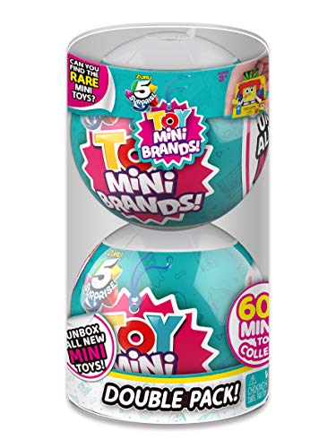 5 Surprise Toy Mini Brands Series 1 by ZURU (2 Pack) Toys Mystery Capsule Real Miniature Brands Collectibles Amazon Exclusive (Series 1)