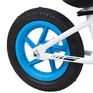Huffy Lil Cruizer Balance Bike, 12” Wheels, White & Blue