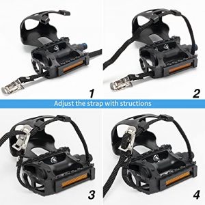 Alston Bike Pedals Removable Toe Cages - 9/16