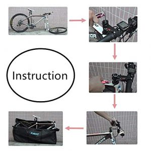 AMOMO Folding Bike Travel Bag Foldaway Bicycle Transport Carrying Case for 26-29 inch Folding Bike