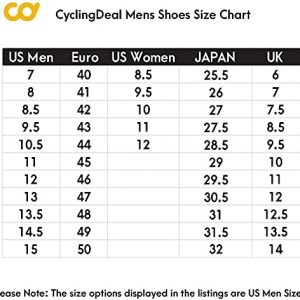 CyclingDeal Mountain Bicycle Bike Women's MTB Cycling Shoes Black Compatible with Shimano SPD and CrankBrothers Cleats | Size 39