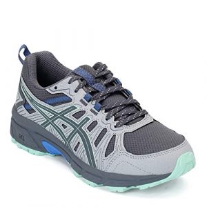 ASICS Women's Gel-Venture 7 Running Shoes, 6.5, Sheet Rock/ICE Mint