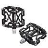 MZYRH Mountain Bike Pedals, Ultra Strong Colorful CNC Machined 9/16" Cycling Sealed 3 Bearing Pedals(Black 3 Bearings)