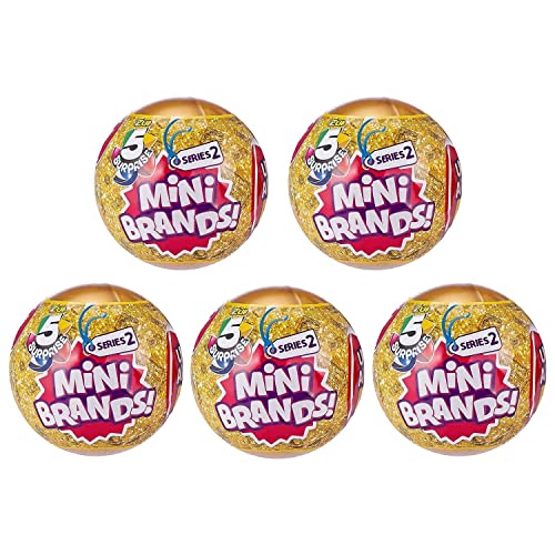 5 Surprise Mini Brands Series 2 - 5 Ball Bundle