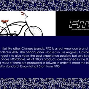 Fito Aluminum Alloy Handle Bar Stem - TWIN 2 BOLT - Gooseneck, Handle bar: 25.4mm, Frame: 22.2mm, for Beach Cruiser Bikes, BMX Bikes, Comfort Bikes, (Silver)