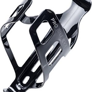 Bike Water Bottle Holder, Black or White Gloss, Secure Retention System, No Lost Bottles, Lightweight and Strong Bicycle Bottle Cage, Quick and Easy to Mount, Great for Road and Mountain Bikes