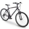 Royce Union RMT 27.5" Mens 21-Speed All-Terrain Mountain Bike, 20" Aluminum Frame, Twist Shift, Matte Black