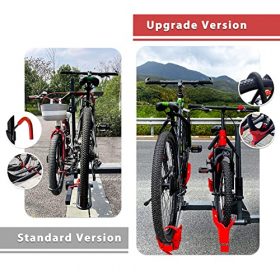 MARVOWARE 2'' Hitch Bike Rack for Cars, 2-Bike Electric Bike eBike Carrier for Standard, Fat Tire Bicycles, 132 lbs Capacity with Smart Tilting