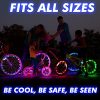 Bike Lights (2 Wheels, Multicolor) Best Easter Basket Stuffers for Kids Ages 6 7 8 9 10 11 12 Year Old Boys Girls Teens Gifts Fun Unique Teenager Birthday Presents Women Men Popular Beach Accessories
