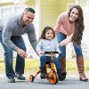 2 in 1 Tricycles for 3 Year Olds - 2-4 Years Old Baby Tricycle Perfect As Toddler Bike for 2 Year Old Toddler Or Birthday Gift, Safe Folding Trike for 2 Year Olds Ideal for Boy Girl