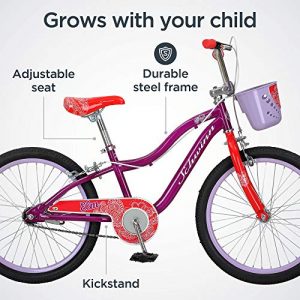 Schwinn Koen & Elm Toddler and Kids Bike, 20-Inch Wheels, Training Wheels Not Included, Purple