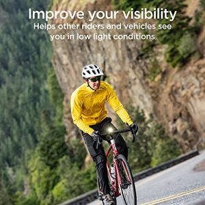 Schwinn LED Bike Light Headlight and Tail Light Set, Battery Powered, 75 Foot Beam Distance