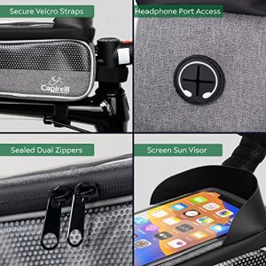 Bike Phone Bag - Robust Bike Bag Top Tube For Outdoor Enthusiasts - Bike Phone Front Frame Bag Enhanced for Rough Terrains and Long Routes - Mountain Bike Bag to Use Your Smartphone On The Run