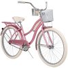 Huffy 26 in. Nel Lusso Women's Beach Cruiser Bike, Pink Taffeta