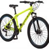 Schwinn High Timber Mountain Bike, ALX, 27.5-Inch Wheels, Yellow