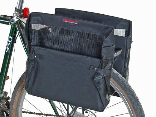Bushwhacker Omaha - Bicycle Grocery Pannier Cycling Rack Basket Bike Rear Bag Rear Accessories - Sold as Pair