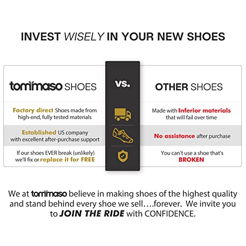 Tommaso Strada 200 Dual Cleat Compatible Road Bike, Touring, Indoor Cycling Shoe with Buckle - 43