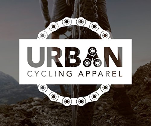 Urban Cycling Apparel- The Single Tracker - Mountain Bike MTB Shorts, Without Padded Undershorts, 4XL, Black/Red