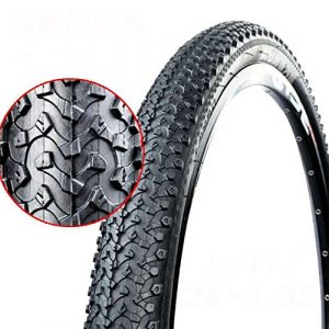 26/27.5×1.95 Mountain Bike Tires， MTB Performance Tire，Bicycle Cross Country Tire 24/26/27.5 for Mountain, Non-Slip, Durable, AM, City Bike (26×1.95)