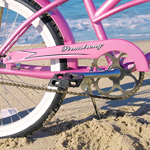 Firmstrong Urban Girl Single Speed Beach Cruiser Bicycle, 20-Inch, Pink